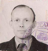 Bill Eddy sur ses faux papiers français en 1944